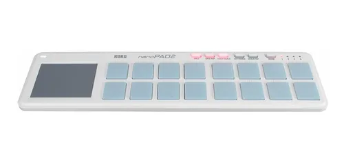 Controlador Midi Usb Com 16 Pads Korg Nanopad 2 Branco