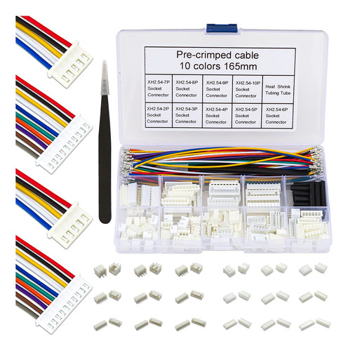 Keszoox Xh - Kit De Conectores Jst De 0.100 In Con Cables Pr