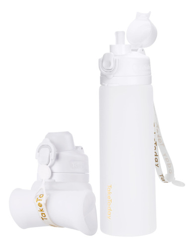 Taketoday Collapsible Water Bottles 20oz, Leak Proof, Bpa-fr