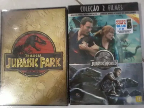 Dvd Coleçao Jurassic Park E World (original Lacrado