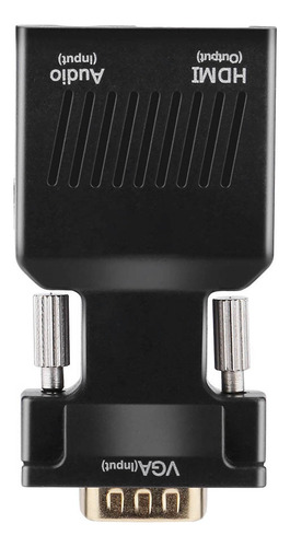 Adaptador L Vga A Hdmi Convertidor De Audio Y Video Vga A Hd