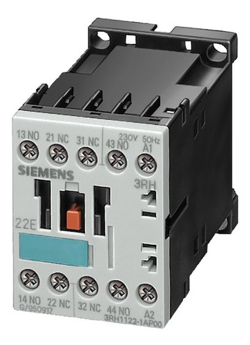 Siemens 3rh1122-1ap00 Contactor 2 Na + 2 Nc 10a, Bobina 230v