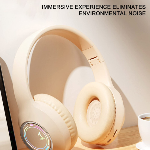 Fones De Ouvido Com Cancelamento De Ruído Com Luz, Bluetooth