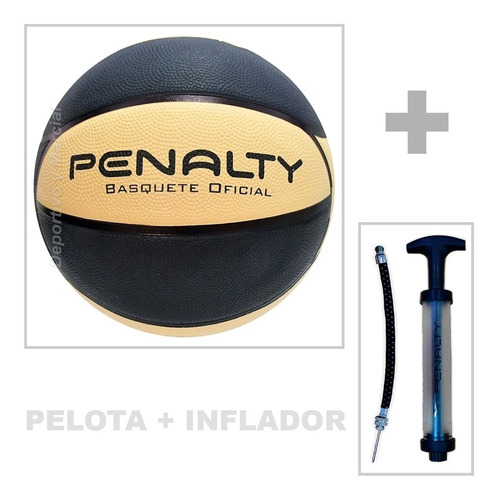 Pelota Penalty De Basquet Shoot X + Inflador Penalty Chico