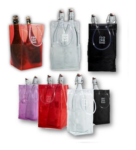 Imagen 1 de 4 de Frapera Plegable Portatil Frozen Bag Xl Para 2 Botellas 