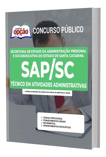 Apostila Sap Sc Técnico Atividades Administrativas