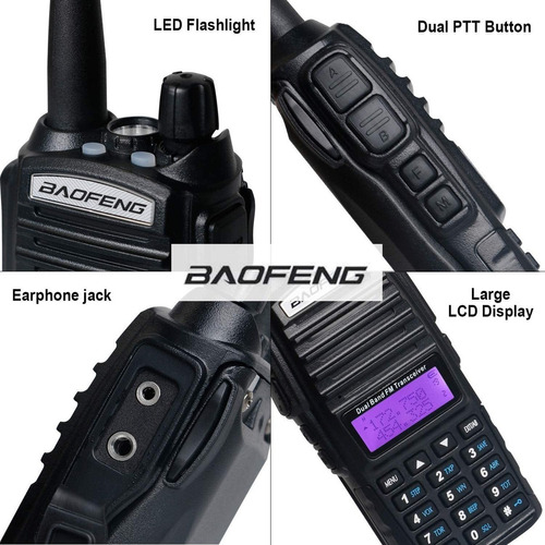 Baofeng Uv-82 Baofeng De Radio De Alta Potencia Uhf Vhf Jamó