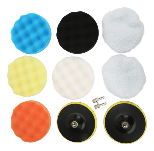 . Juego De Almohadillas De Esponja Pulidora Y Pulidora For