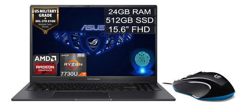 Portátil Asus M3504ya-bq294 Ryzen 7 7730u 24gb 512gb 15 Fhd