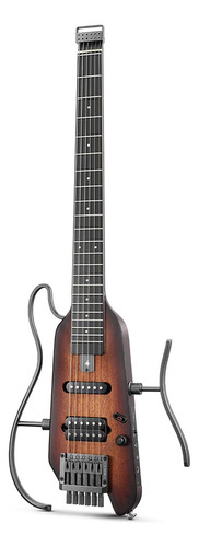 Kit Guitarra Eléctrica Donner Hush-x Cuerpo Caoba, Bolsa C