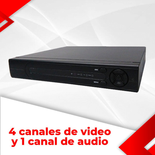 Dvr 4 Canales Ahd Cctv Video Ultra Hd 2k 5 Megapixeles Msi