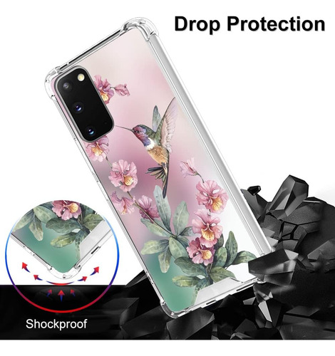Ook Funda Transparente Compatible Con Samsung Galaxy S20, A