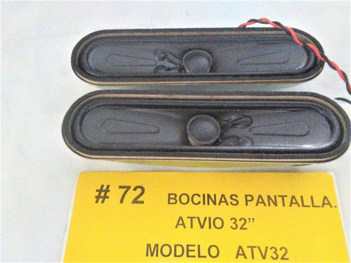 Bocinas Para Pantalla Atvio De 32 Modelo Atv32 (Usado)