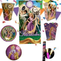 Comprar Rapunzel Enredados Paq Fiesta Articulos 10 Niños Vela Temati