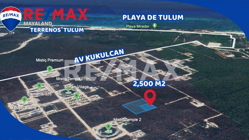 Oportunidad Terreno De 2500 M2 A Menos De 900 Mts De La Playa De Tulum Region 8