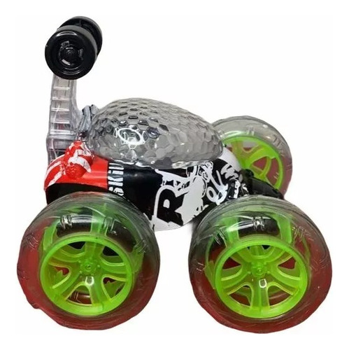 Auto Loco A Control Remoto Luces Sonido 360° Recargable Usb