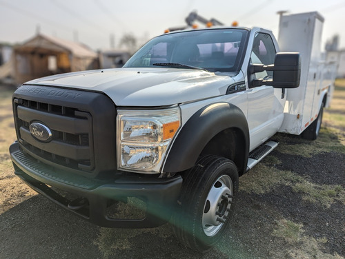 Ford F550 Año 2012, V10 Gasolina Con Grúa Hidráulica Compare