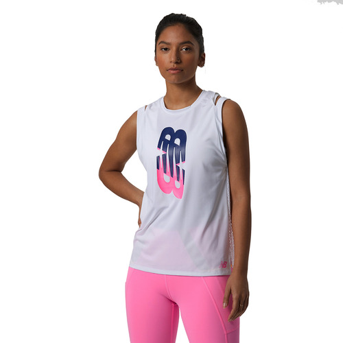 Musculosa New Balance De Dama Relentless Fashion -wt21172wt