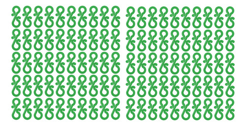 Clips Para Exteriores, 100 Unidades, Navideños, Impermeables