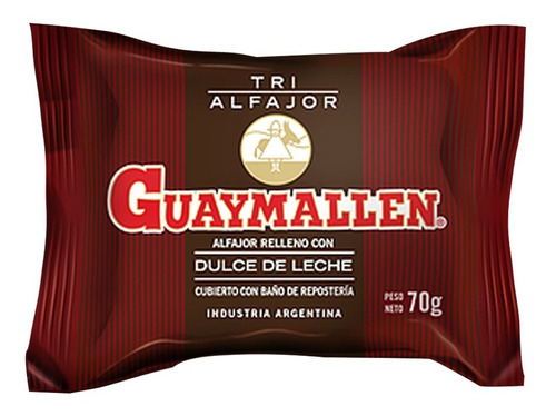 Alfajor Guaymallen Triple 24un Tri -barata La Golosineria