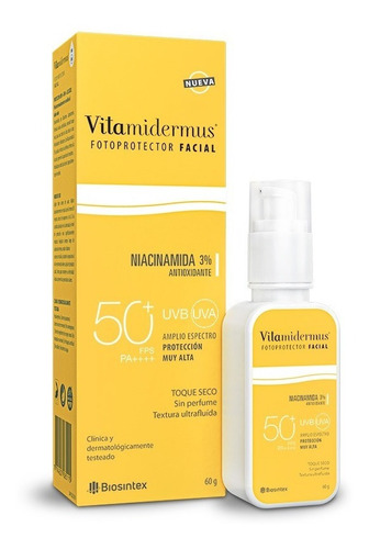 Vitamidermus Fotoprotector Facial Fps 50+ 60g