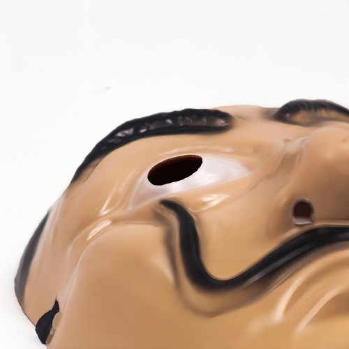 Mascara La Casa De Papel Dalí Com Elástico Pronta Cor Bege