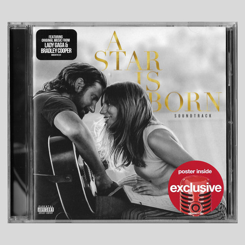 Lady Gaga - A Star Is Born - Cd Soundtrack Target Ed +póster