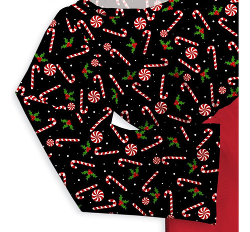 Vestido De Navidad Para Niñas Pequeñas Con Estampado De Bast