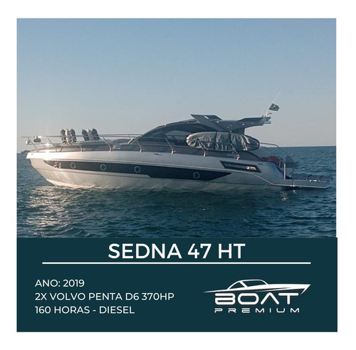 Sedna 47 Ht. 2017, 2x Volvo Penta D6 370hp -princess-azimut