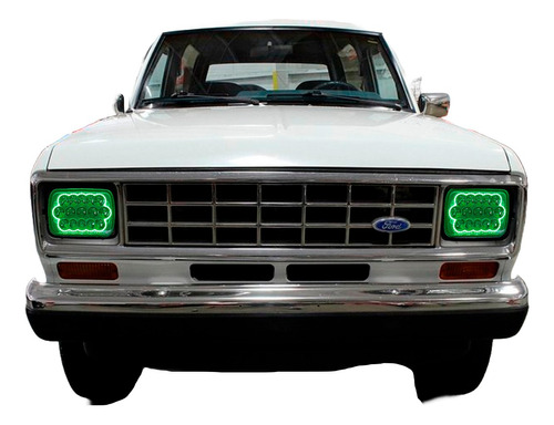 Faros Led Verde Para Ford Ranger Y Bronco Alta Intensidad