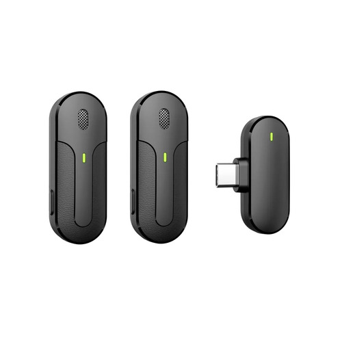 Imagen 4 de 12 de Microfono Inalambrico De Solapa Dual Usb Tipo C Con Estuche De Carga y Cancelacion de Ruido