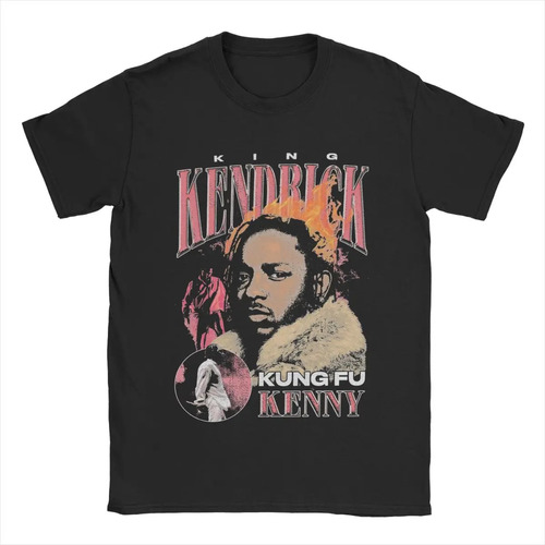 Camiseta De Manga Corta Con Estampado De Kendrick Lamar