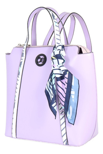 Mochila Para Mujer 3blni22249 Con Mascada Mediana Cloe