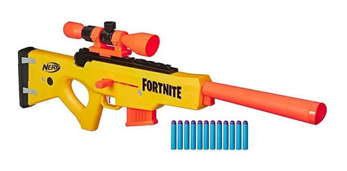 Nerf Grande Com Mira Sniper Elite Fortnite Com 12 Dardos