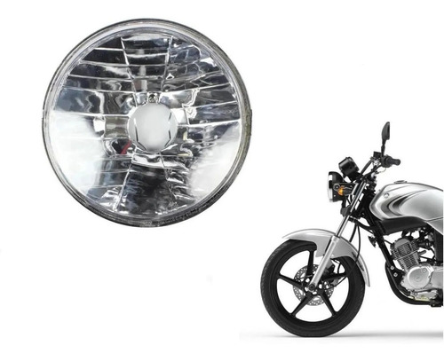 Bloco Óptico Farol Redondo Ybr Factor 125 Fazer 250 05~10