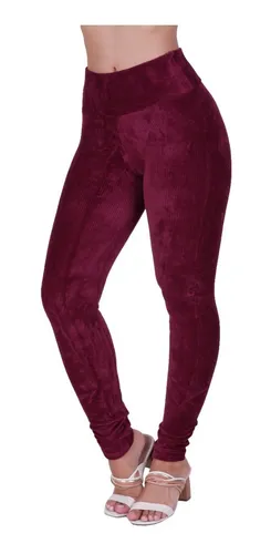Legging de inverno com veludo 2025