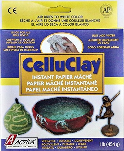 Activa Celluclay Instantánea Del Cartón Piedra, 1 Libra, Bla
