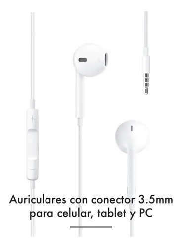 Auriculares Para iPhone 4 5 Se 6 6 S iPad Universal Control