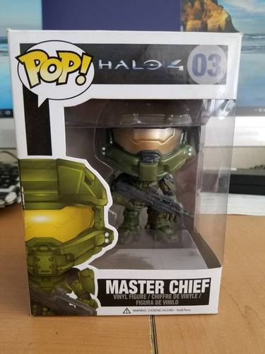 Halo Master Chief Funko Pop 03 Nuevo De Colección + Envio