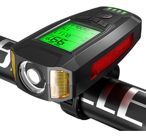 Juego De Lampara Luces Para Bicicleta Usb Recargable +