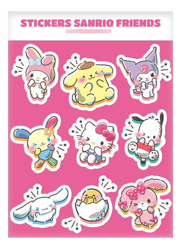 Stickers Sanrio And Friends 01