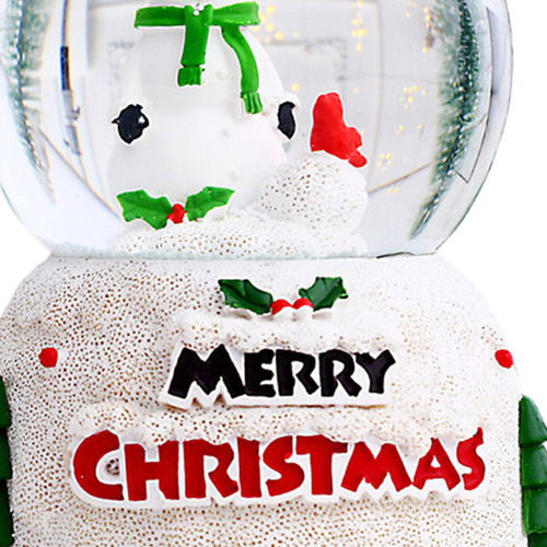 Bola De Cristal Bola De Nieve Navideña Muñeco De Nieve L