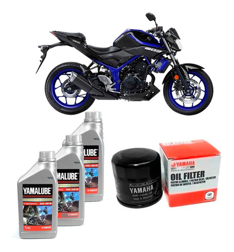 Kit Service Filtro Aceite + Yamalube Yamaha Mt 03 R3 - Fas