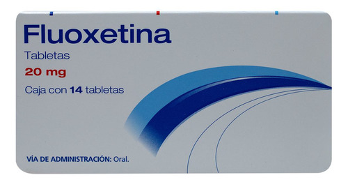 Fluoxetina Tabletas 20 Mg, 14 Tabletas