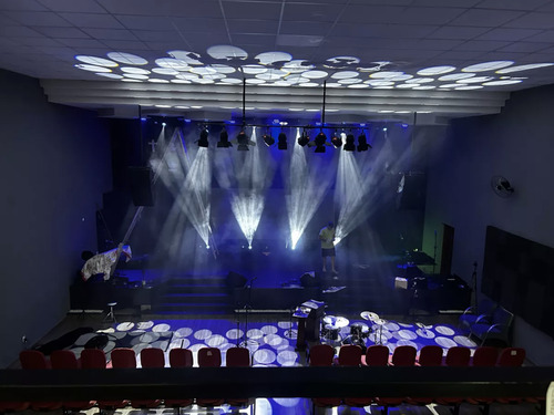 Kit 4 Moving Head Led Beam 100w Disco Cores Prisma Borda Led