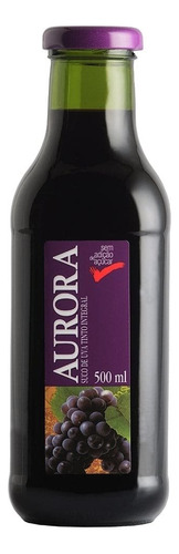 Suco De Uva Aurora Tinto Integral 500ml - Emb C/ 12 Un