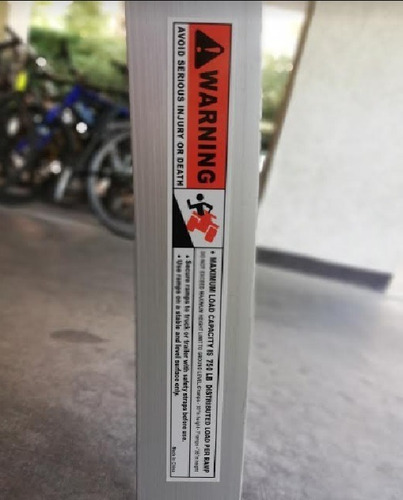 Imagen 8 de 9 de Rampa Moto Aluminio Nueva 340 Kg + Envío Gratis.