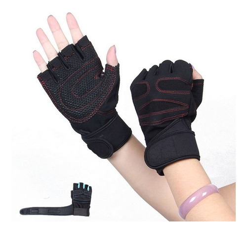  Guantes De Gimnasio Unisex Para Levantamiento De Pesas