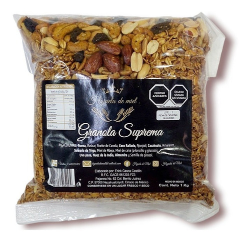 Granola Suprema Hojuela De Miel De 1 Kg