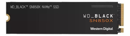 Disco Ssd M.2 Wd Black Pcie Gen4 Nvme 1tb Sn850x 7300mbps